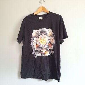 Comfort Colors Black Lotus Tee